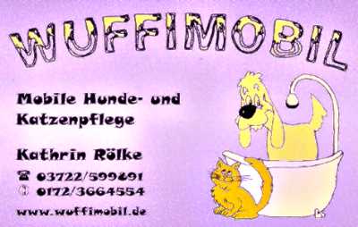 Zu Hause trimmen ? Bitte klicken für die HP von Wuffimobil